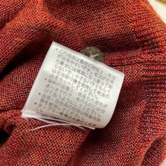 Lowrys Farm maroon wool blend cardigan - Picture 9 of 11